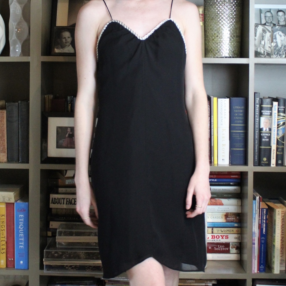 Thorn by Nancy Rose cocktail dress black georgette